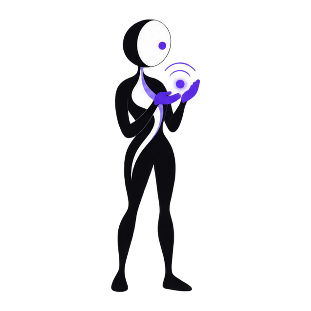 Ava Listener, a centered signal figure who receives a call