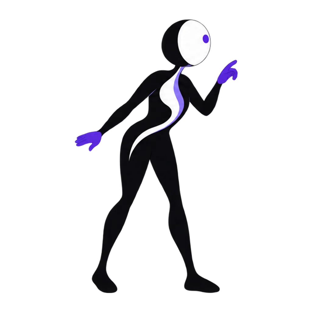 Ava expressing curiosity, a signal figure leaning toward the next question