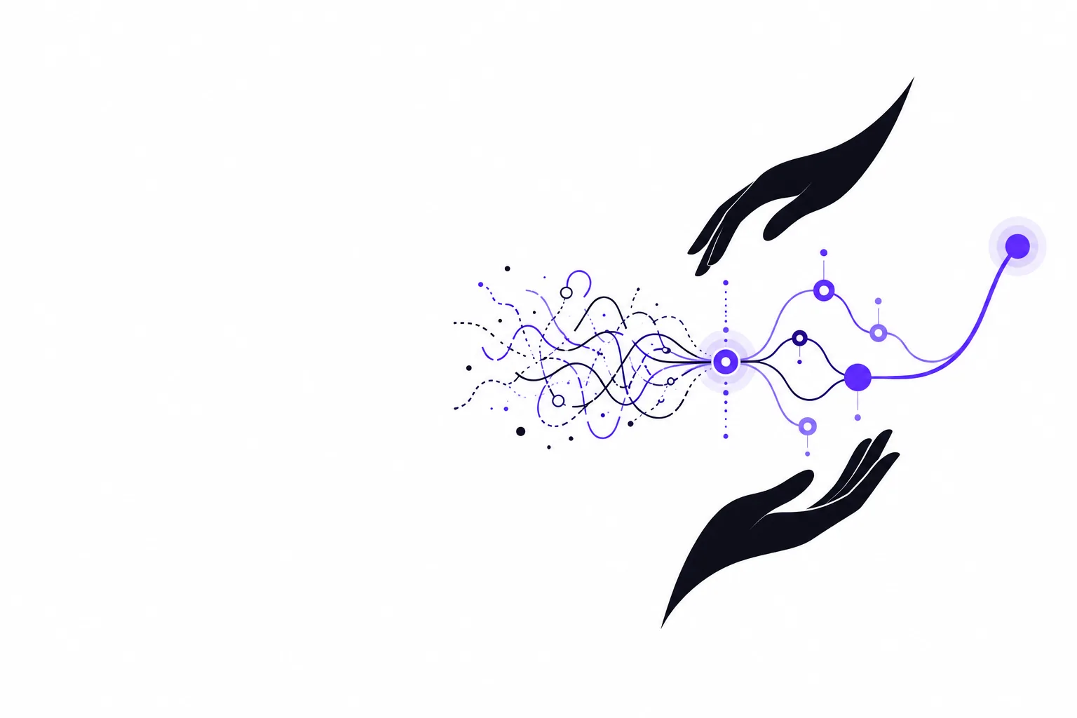 Chaos passing through Ava into one calm connected signal
